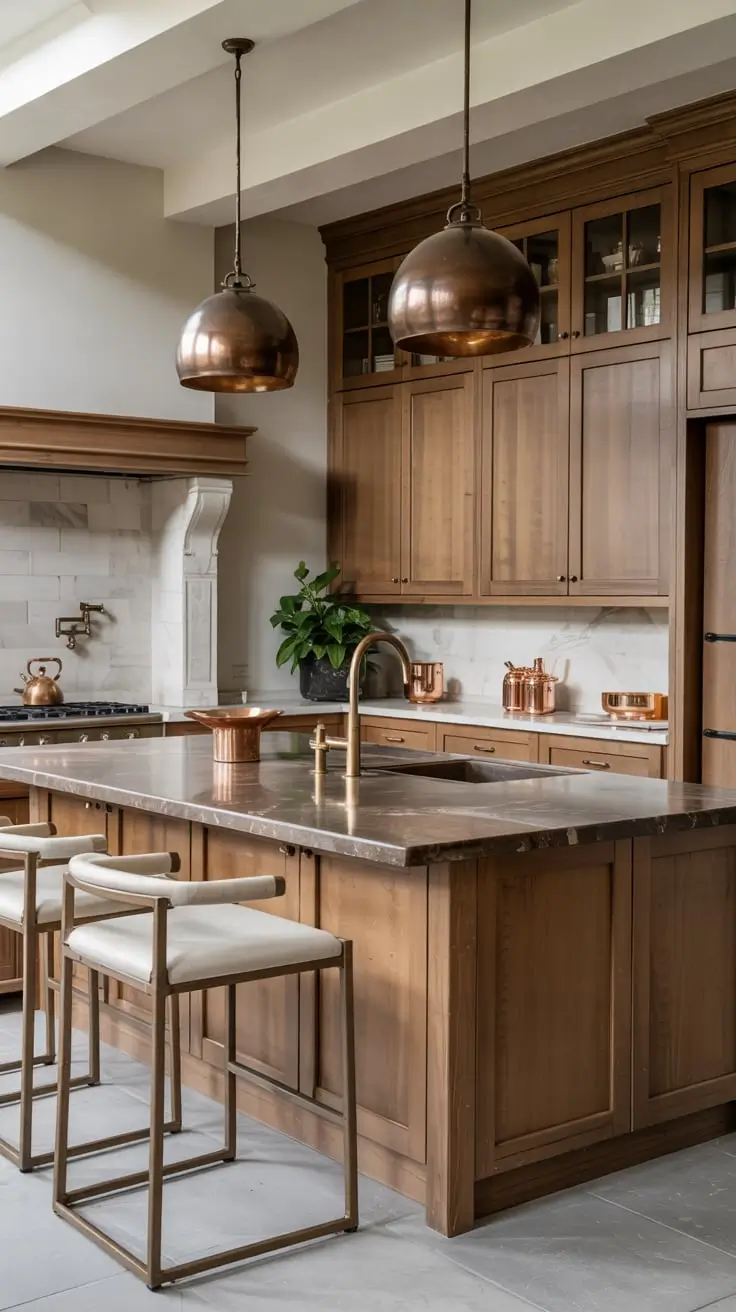 Fresh Design Inspirations For Trendsetting Brown Kitchens In 2026