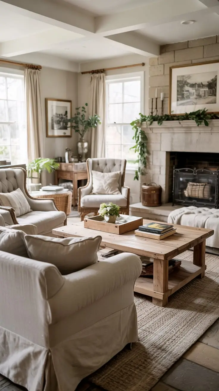 Fresh Inspiration For Farmhouse Living Room Ideas 2026