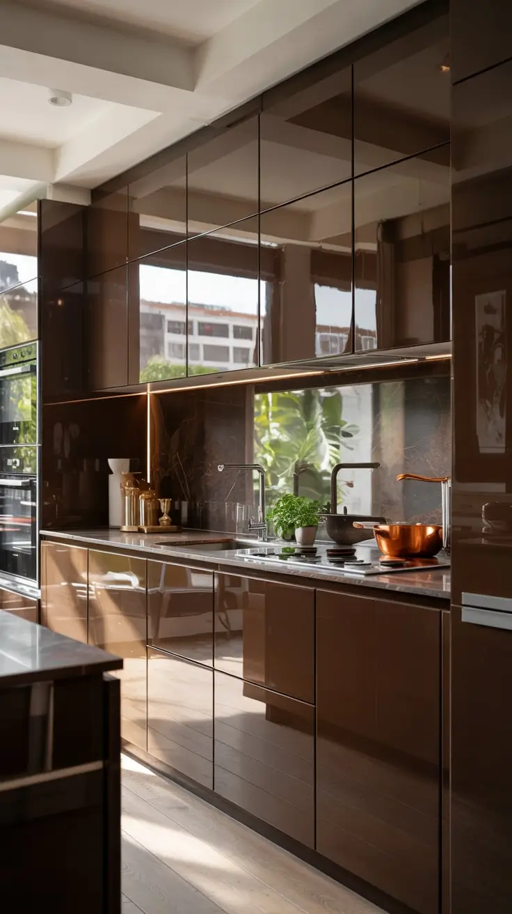 Fresh Design Inspirations For Trendsetting Brown Kitchens In 2026