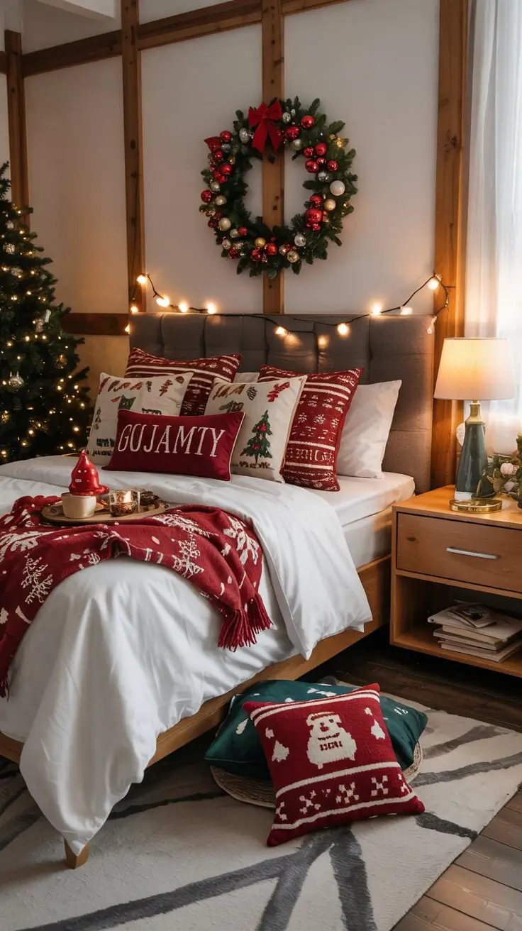 Cozy And Stylish Ways To Transform Your Bedroom For Christmas 2025