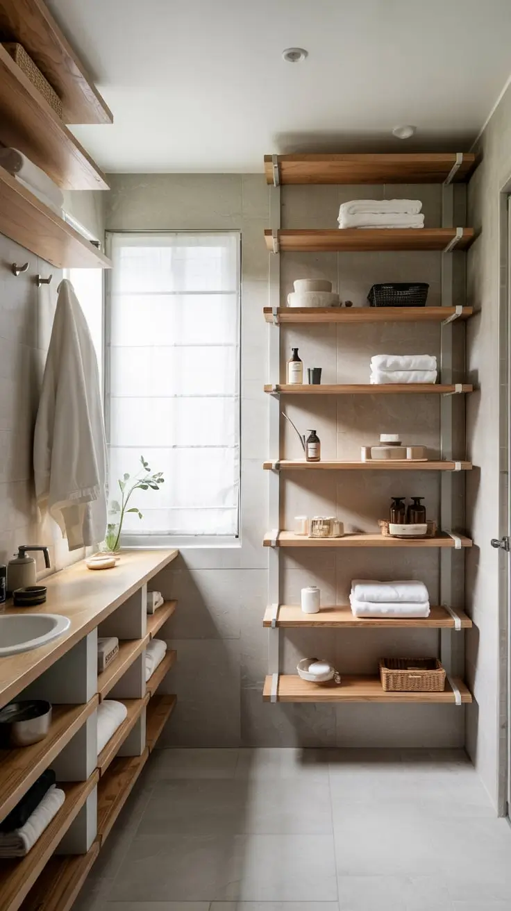 Fresh Inspiration for Stylish and Functional Bathroom Shelving in 2026