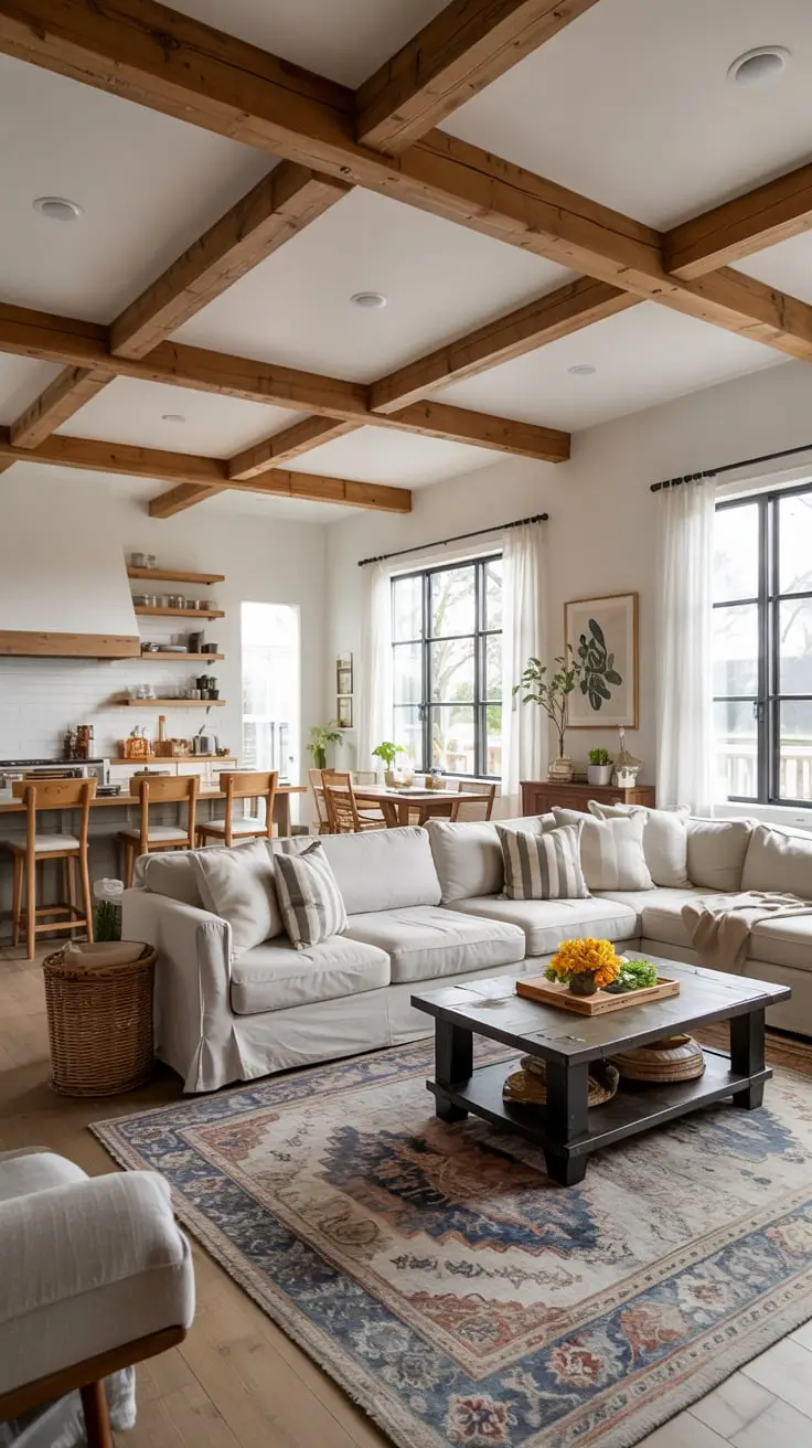 Fresh Inspiration For Farmhouse Living Room Ideas 2026