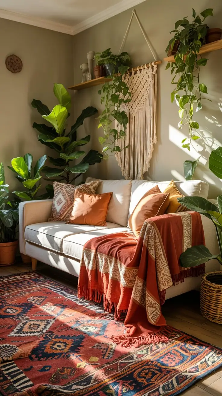 Transform Your Space With Inspiring Boho Living Room Ideas 2026