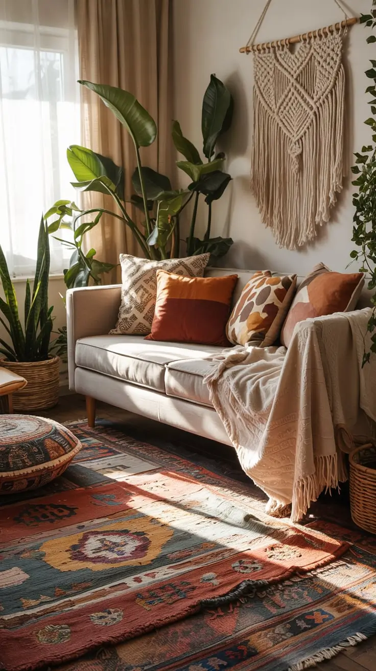 Transform Your Space With Inspiring Boho Living Room Ideas 2026
