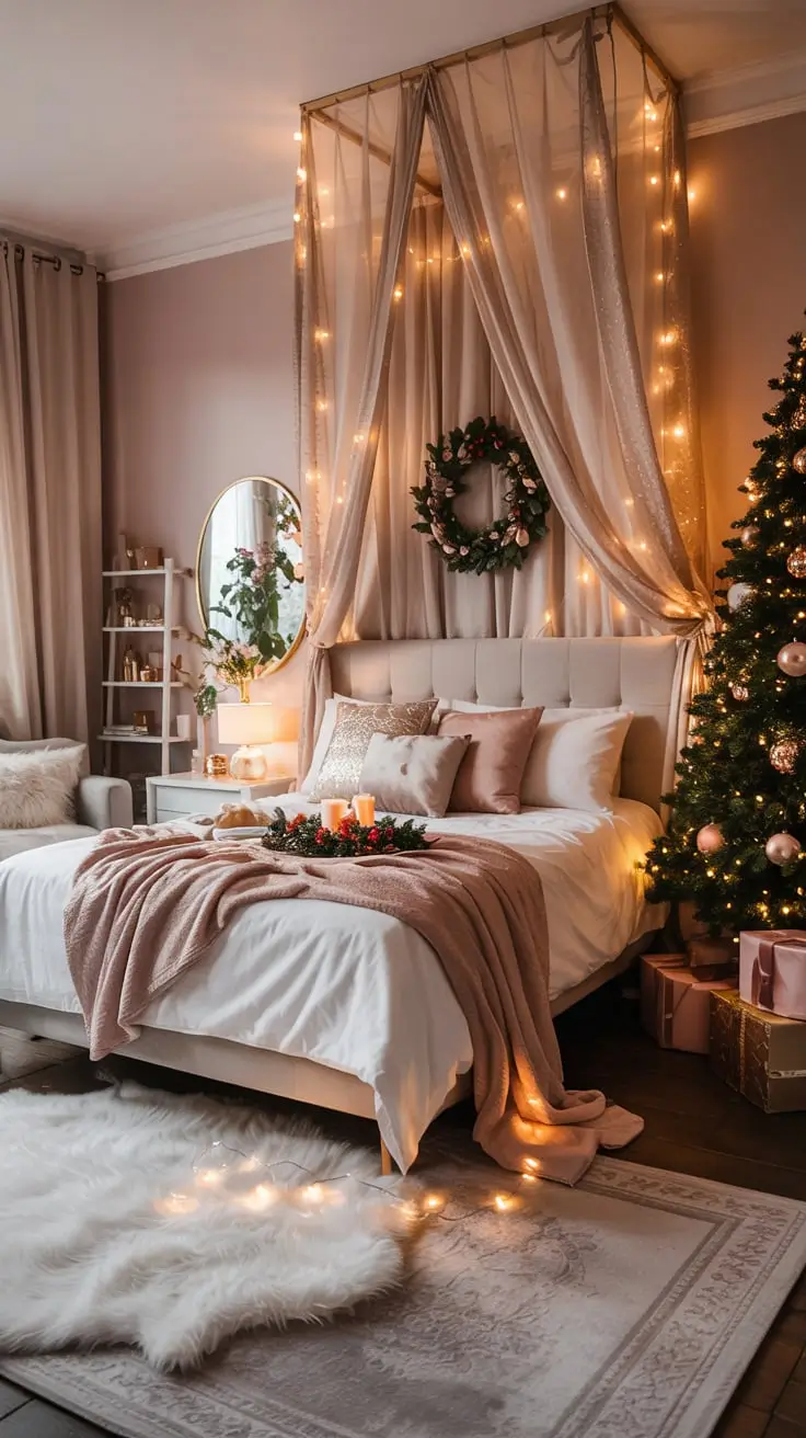 Cozy And Stylish Ways To Transform Your Bedroom For Christmas 2025