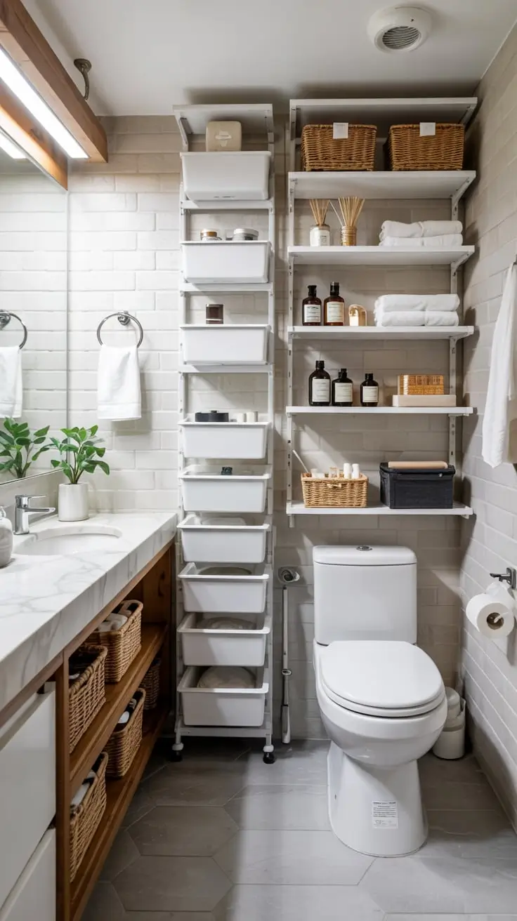 Fresh Inspiration for Stylish and Functional Bathroom Shelving in 2026