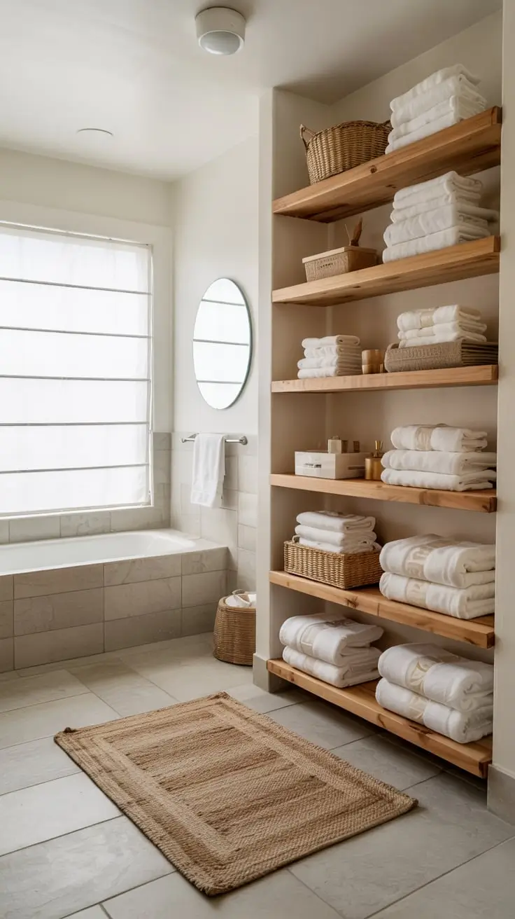 Fresh Inspiration for Stylish and Functional Bathroom Shelving in 2026