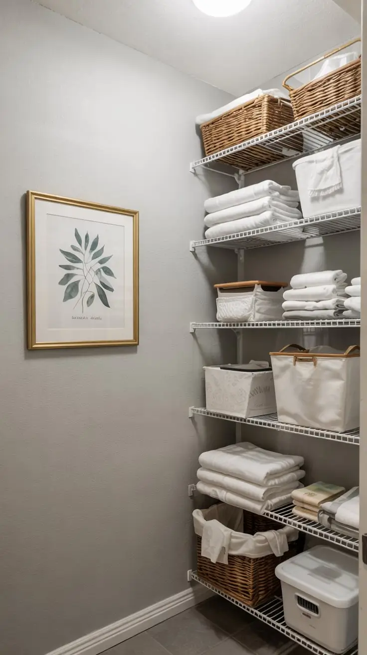 Transform Your Space With Trendy Laundry Room Shelves Ideas 2026