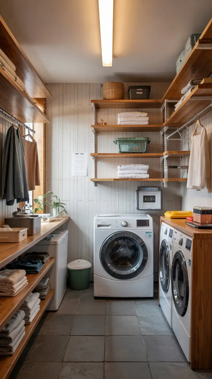 Transform Your Space With Trendy Laundry Room Shelves Ideas 2026