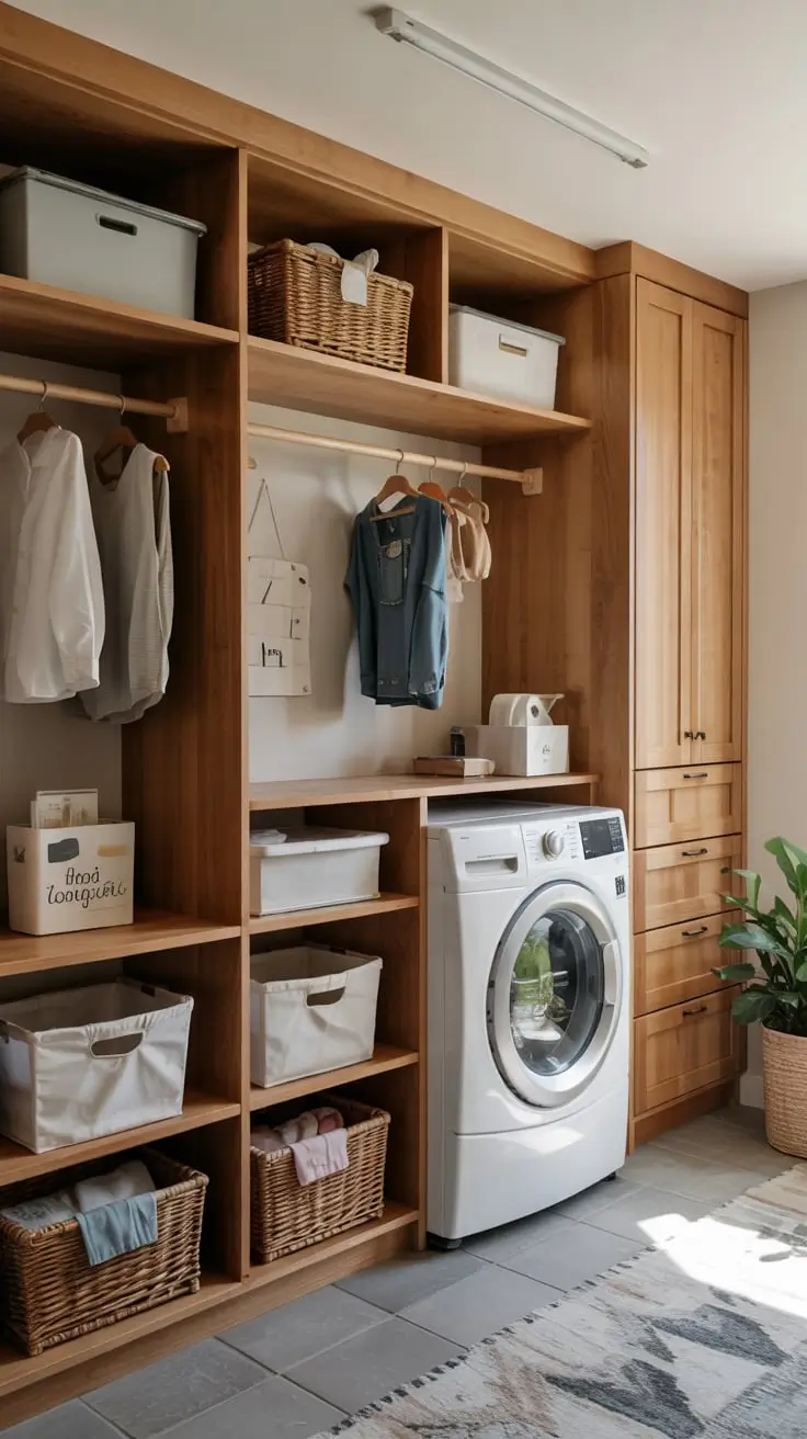 Transform Your Space With Trendy Laundry Room Shelves Ideas 2026