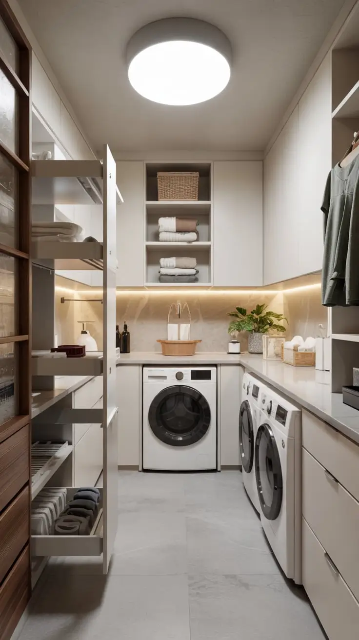 Transform Your Space With Trendy Laundry Room Shelves Ideas 2026