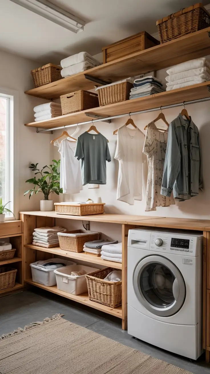 Transform Your Space With Trendy Laundry Room Shelves Ideas 2026