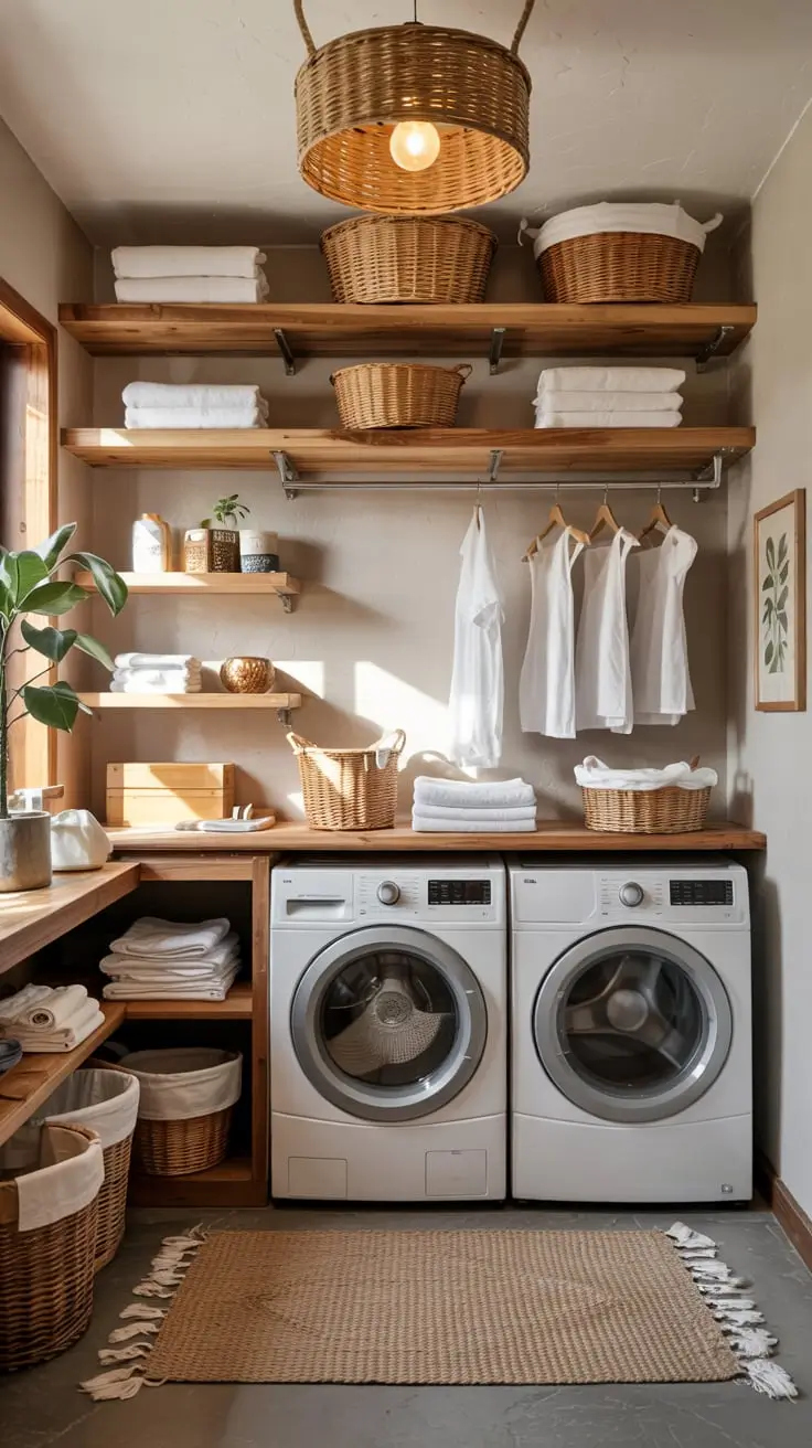 Transform Your Space With Trendy Laundry Room Shelves Ideas 2026