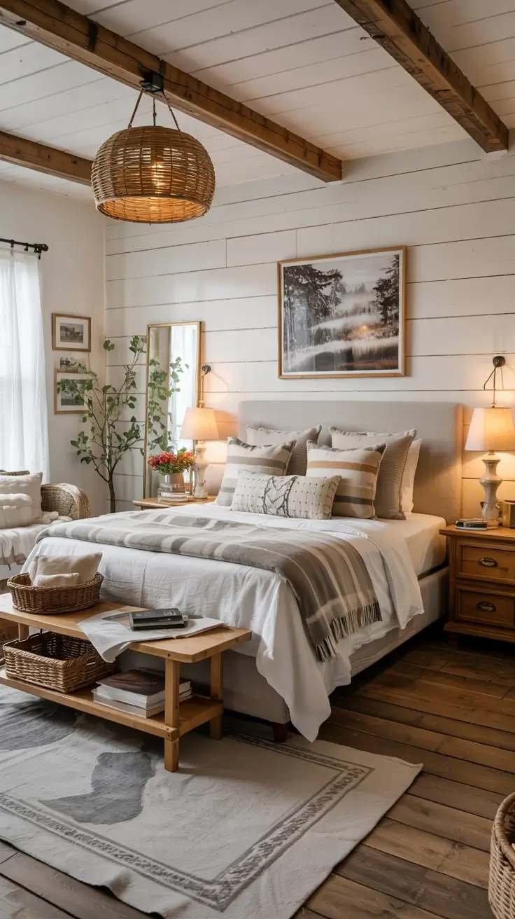 Dreamy Farmhouse Bedroom Ideas 2026 For Cozy And Modern Country Living