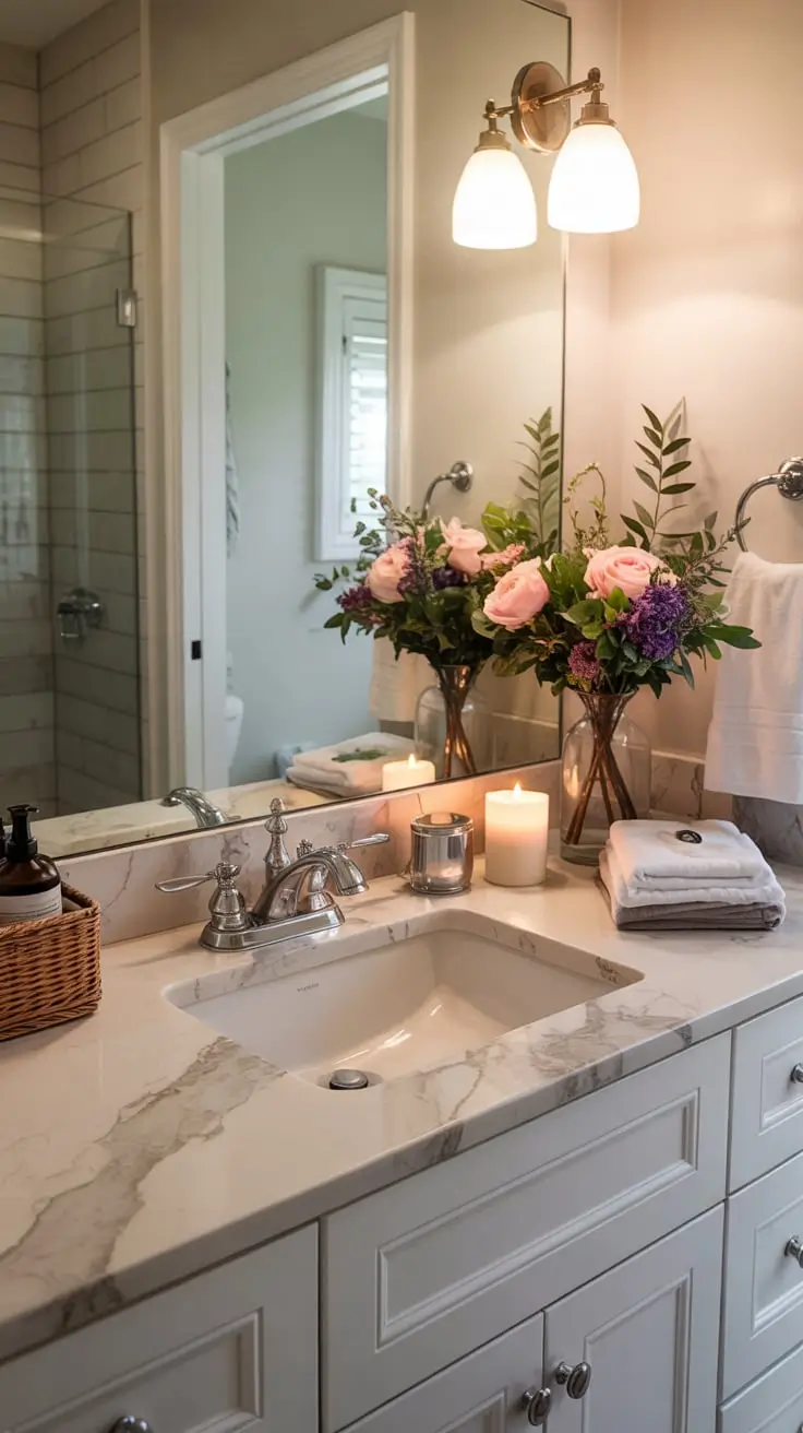 Fresh Trends To Elevate Your Vanity With Bathroom Sink Decor Ideas 2026