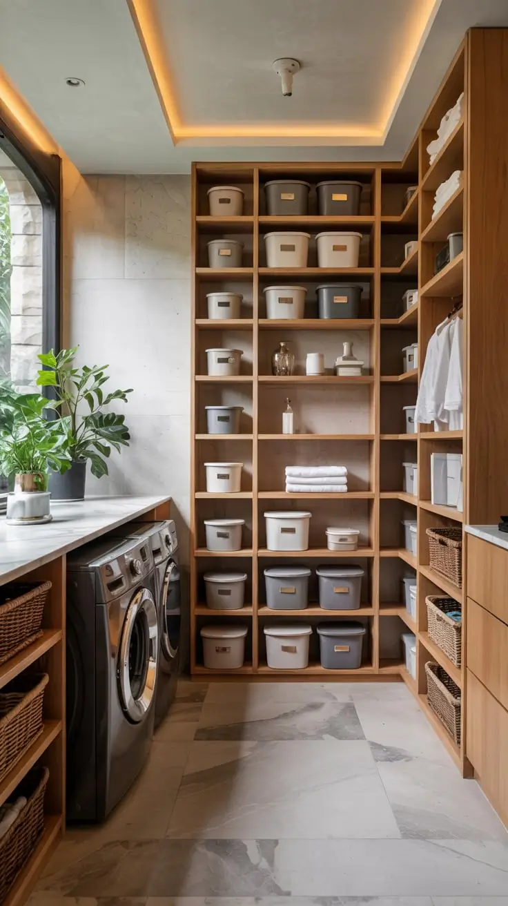 Transform Your Space With Trendy Laundry Room Shelves Ideas 2026