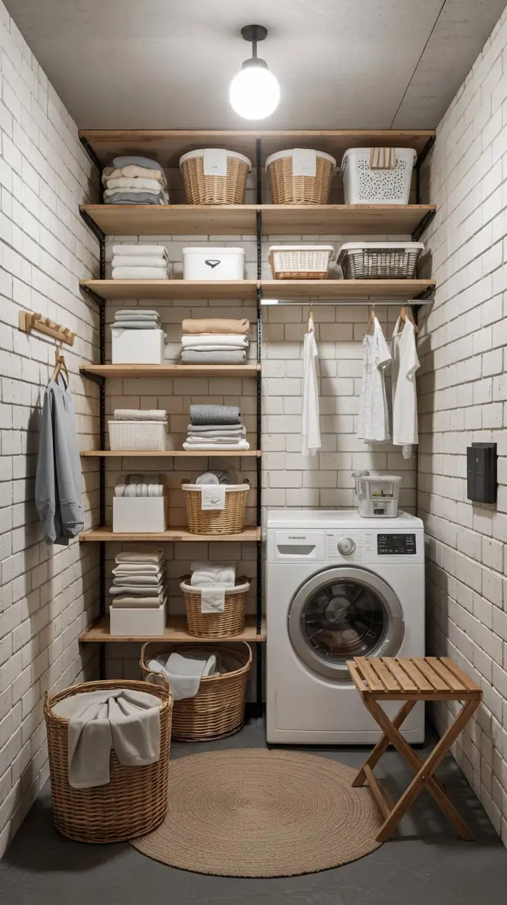 Transform Your Space With Trendy Laundry Room Shelves Ideas 2026