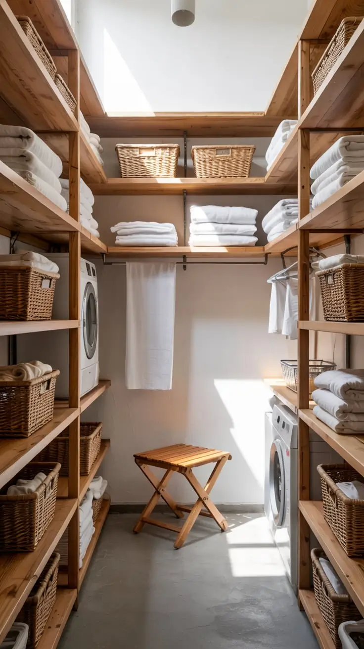 Transform Your Space With Trendy Laundry Room Shelves Ideas 2026