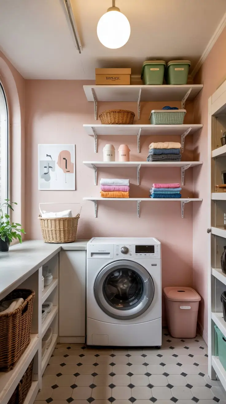 Transform Your Space With Trendy Laundry Room Shelves Ideas 2026