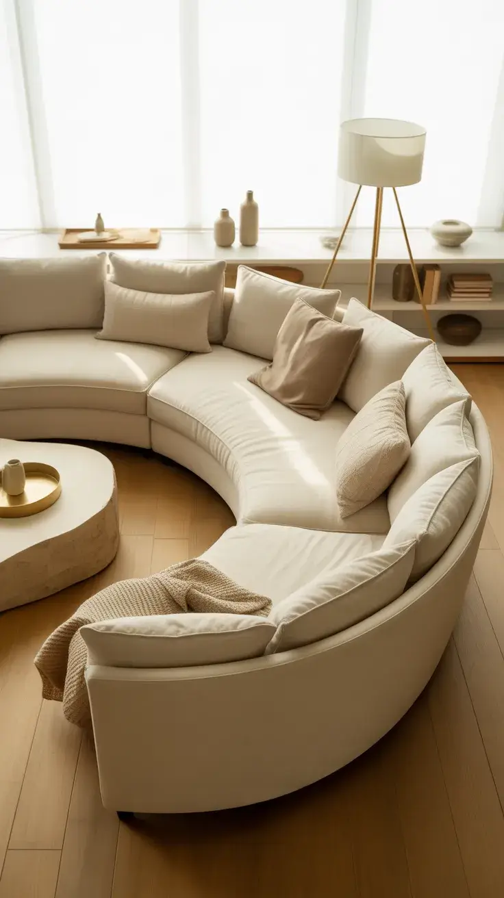 Modern Living Room Inspiration With Stylish Curved Sofa Ideas For 2026