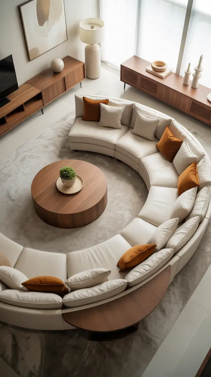 Modern Living Room Inspiration With Stylish Curved Sofa Ideas For 2026