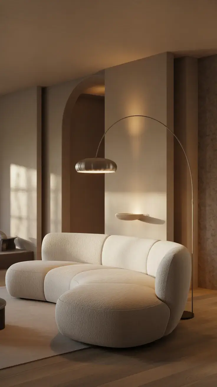 Modern Living Room Inspiration With Stylish Curved Sofa Ideas For 2026