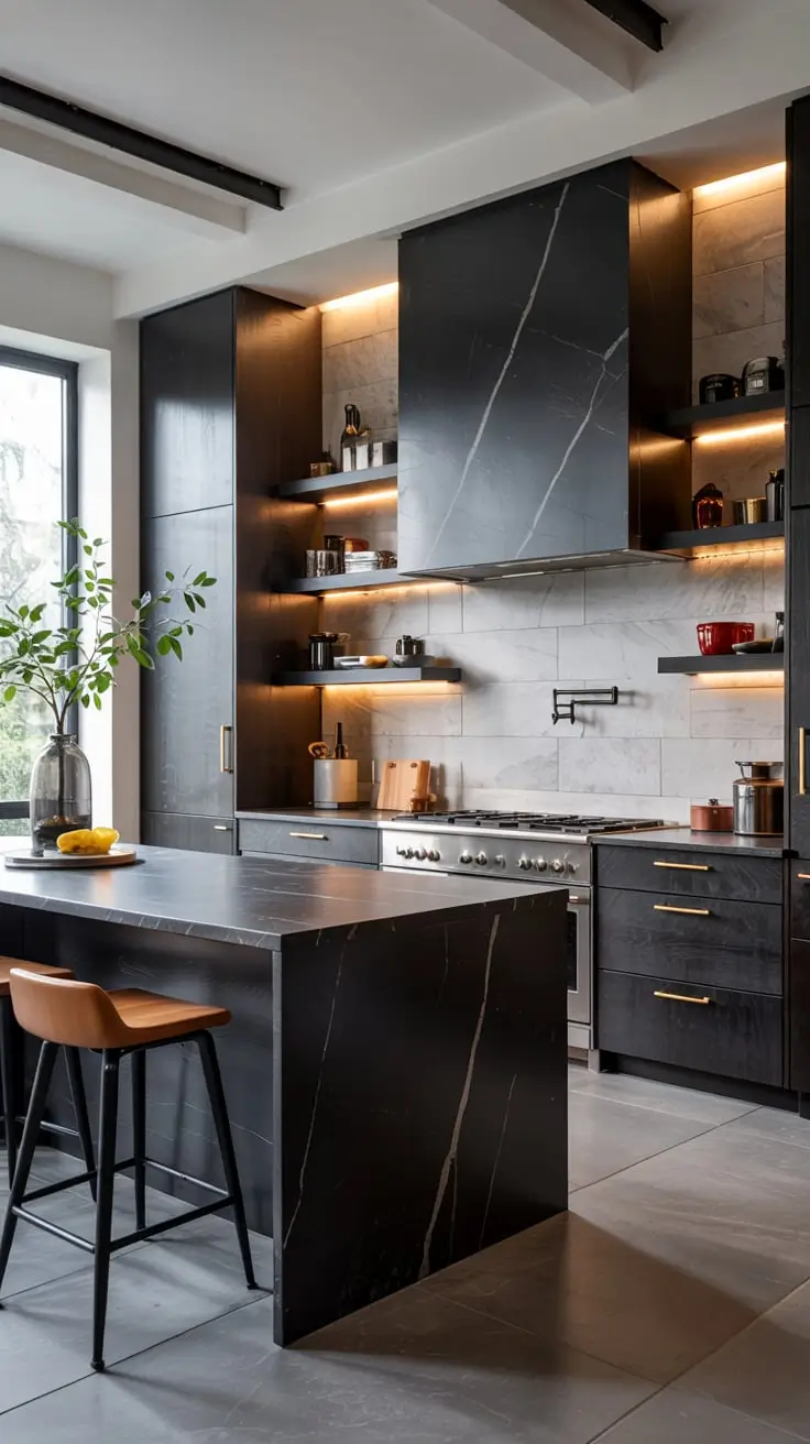 Bold And Modern Transformations With Black Kitchen Ideas 2026