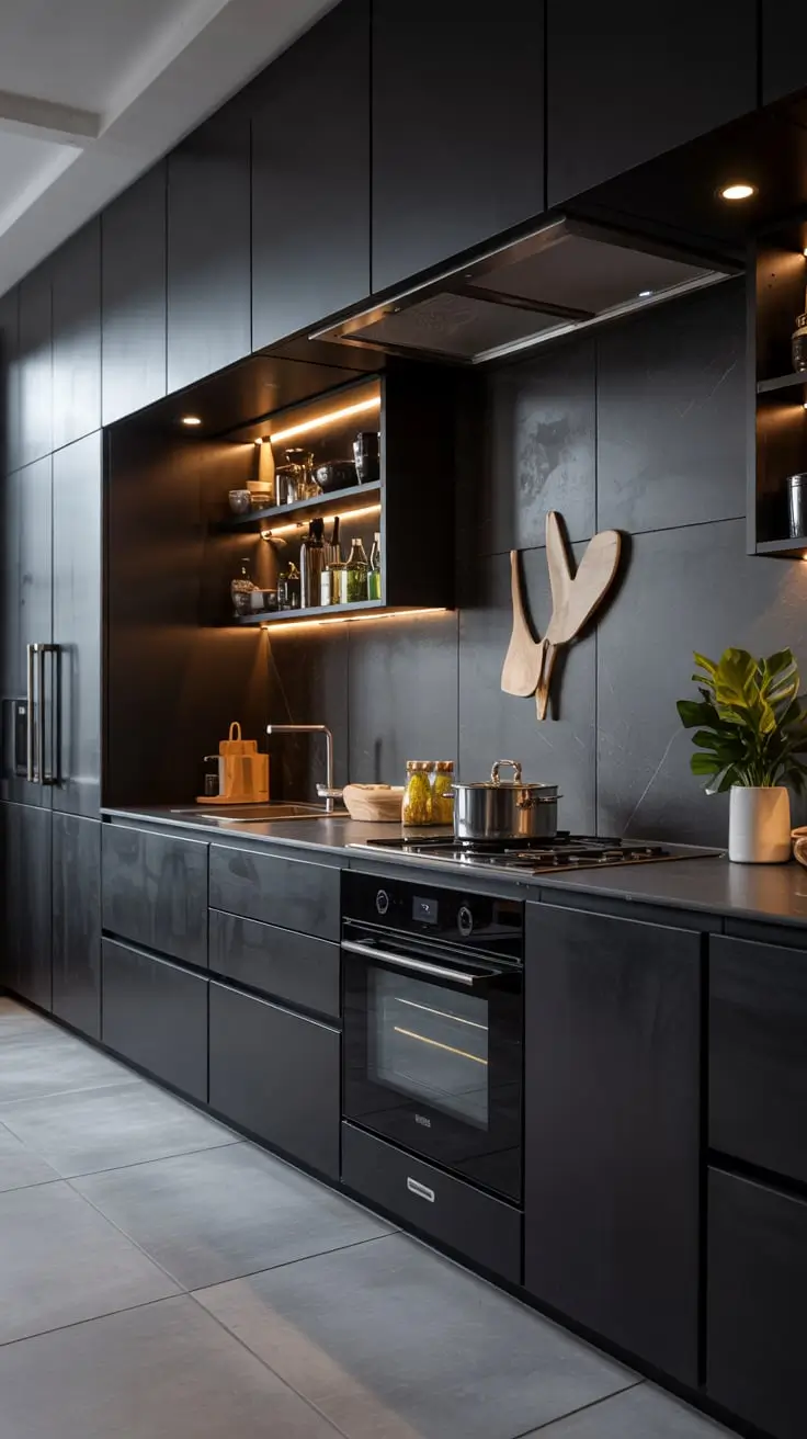 Bold And Modern Transformations With Black Kitchen Ideas 2026