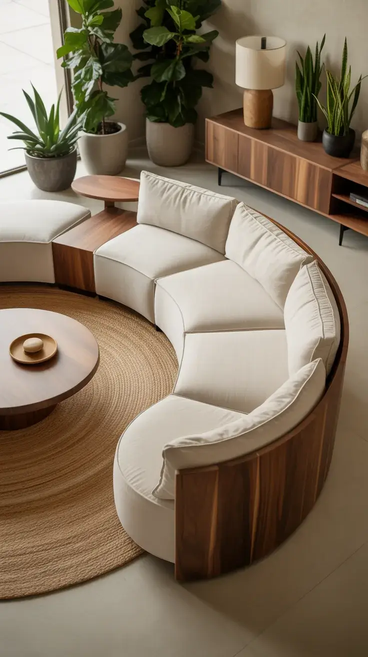 Modern Living Room Inspiration With Stylish Curved Sofa Ideas For 2026