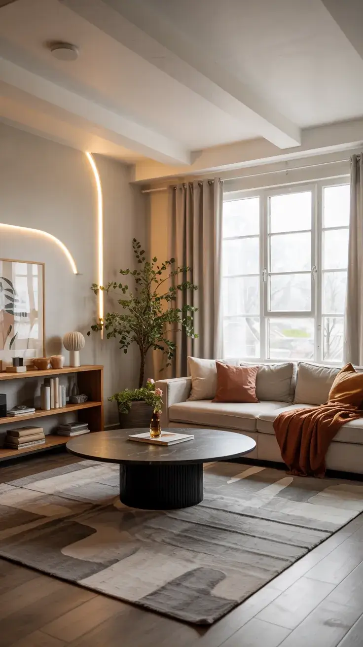 Fresh Styling Inspiration With Round Table Living Room Ideas 2026