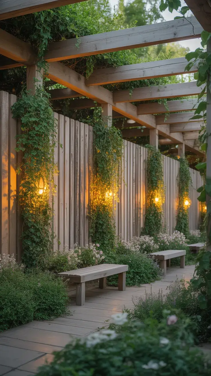 Creative Garden Wood Fence Ideas 2026 for Modern Outdoor Styling